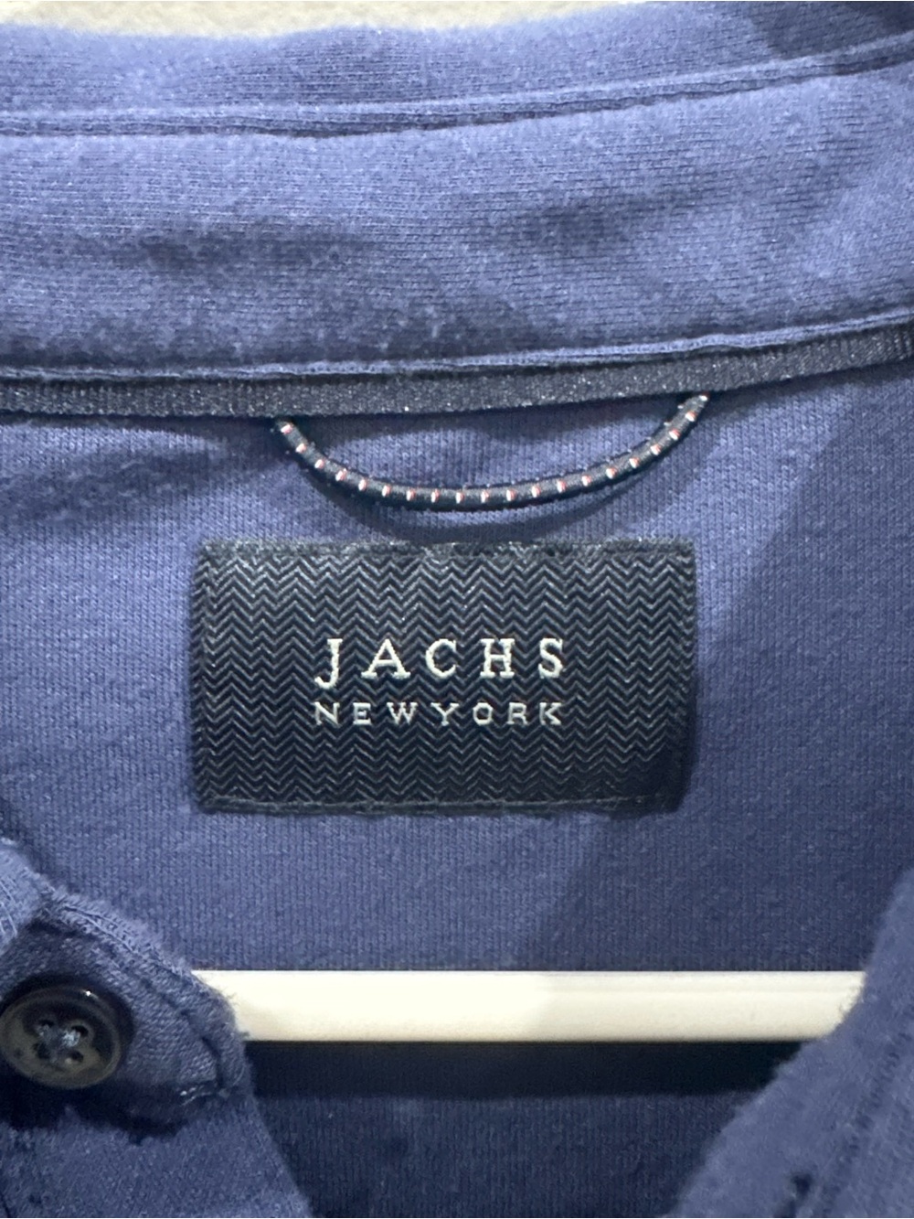 Jack by BB Dakota Navy Blue Short-Sleeve Polo Shirt - Picture 2 of 3